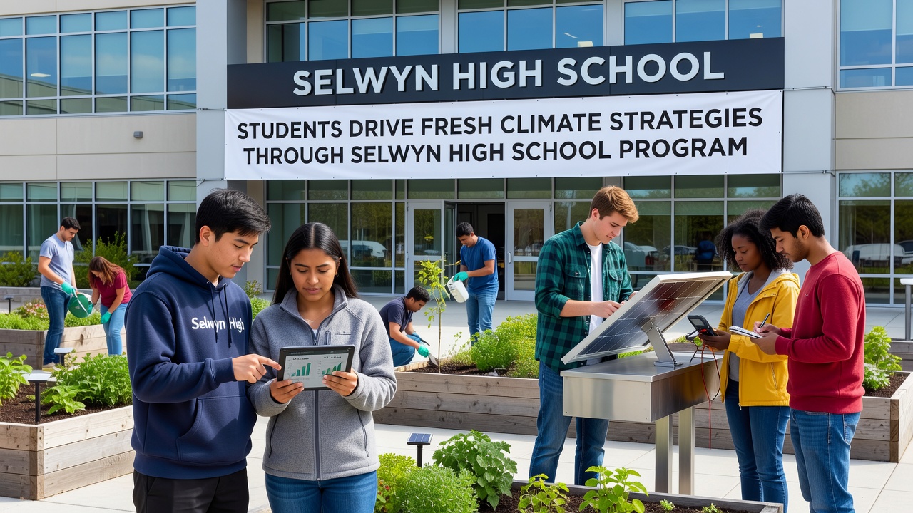 Youth Initiatives at Selwyn High School Launch New Climate Approaches